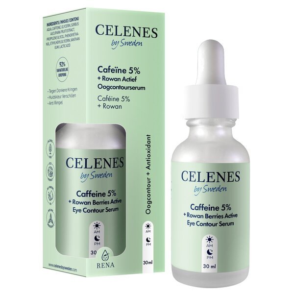 Celenes By Sweden Serum za oči s 5 % kofeina<br>30 ml - za vse tipe kože
