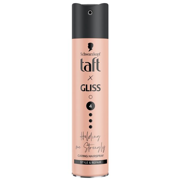 Taft x Gliss Holding Me Strongly Hold 4 Pflegendes Haarspray<br>250ml