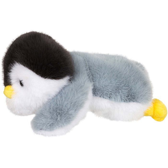 Brinquedo de Pelúcia Pinguim Floppy Choopy - GIPSY TOYS - 22 cm - Preto / Branco / Cinza