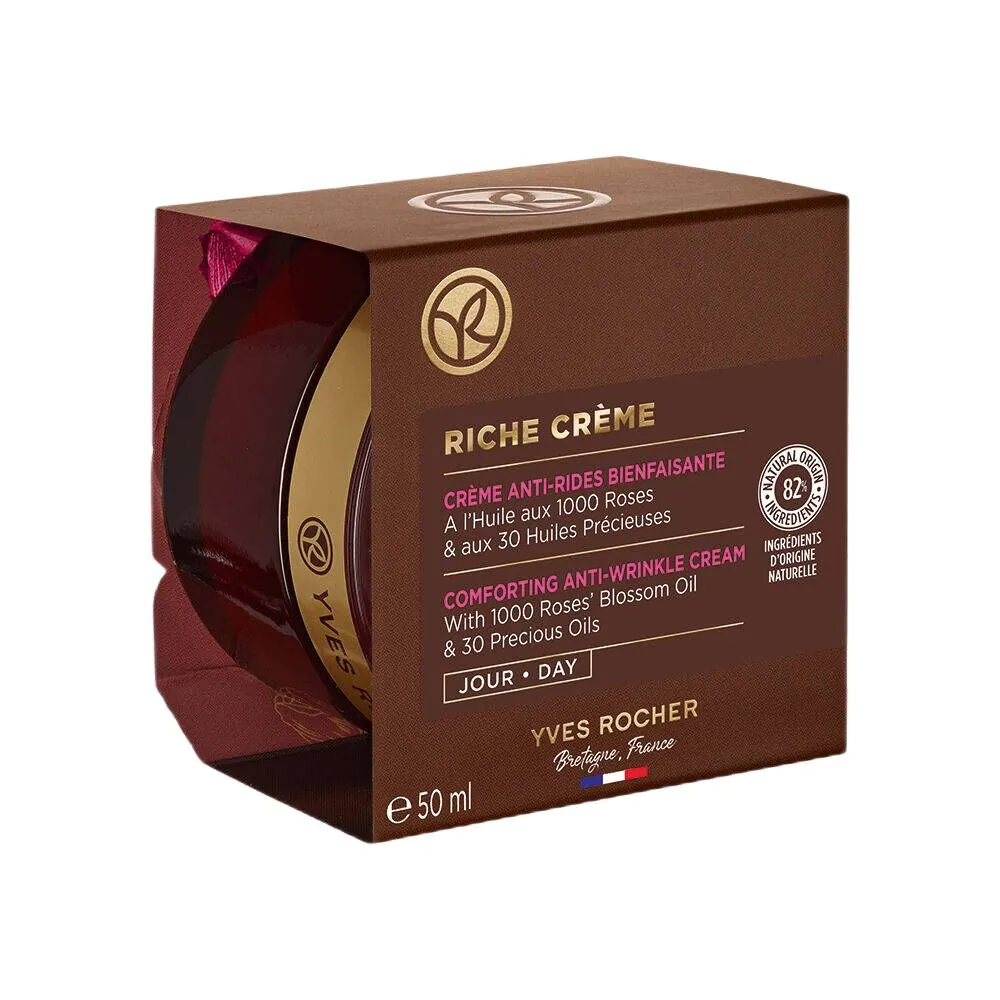 Yves Rocher Riche Creme Przeciwzmarszczkowy krem regenerujący na dzień