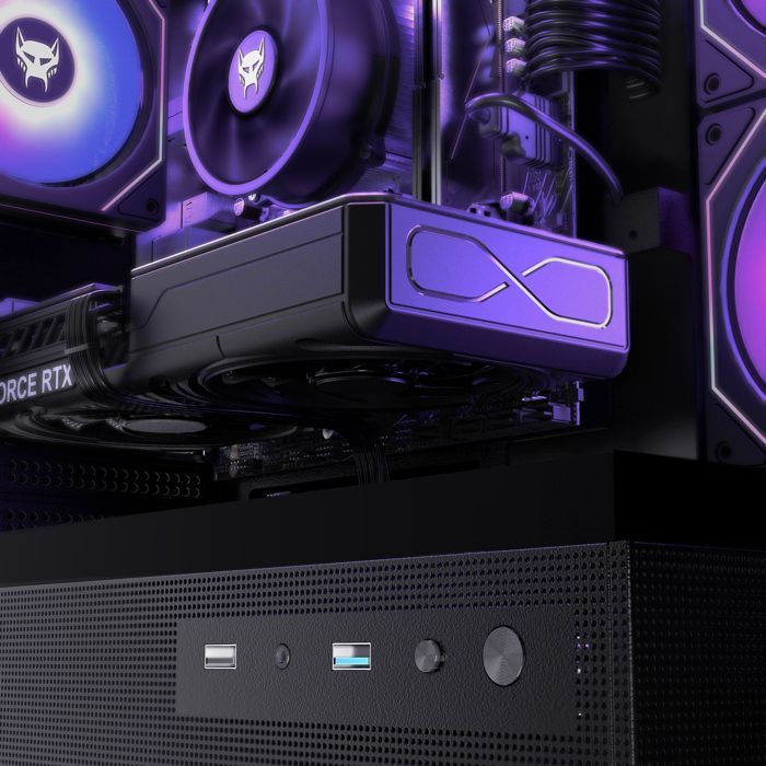 BEASTCOM Q5 Pro Gaming, PC Gamer, AMD Ryzen 5 4500, NVIDIA RTX 5050, 16 GB di RAM, 1 SSD NVMe, WiFi, Windows 11