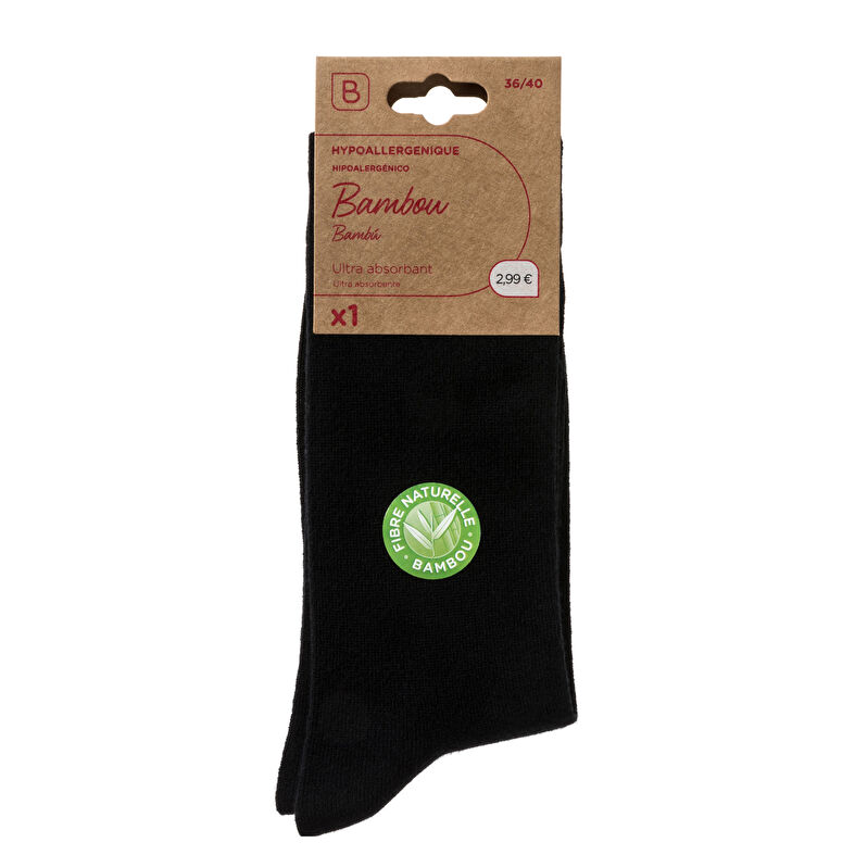 Chaussettes et collants Femme Noir