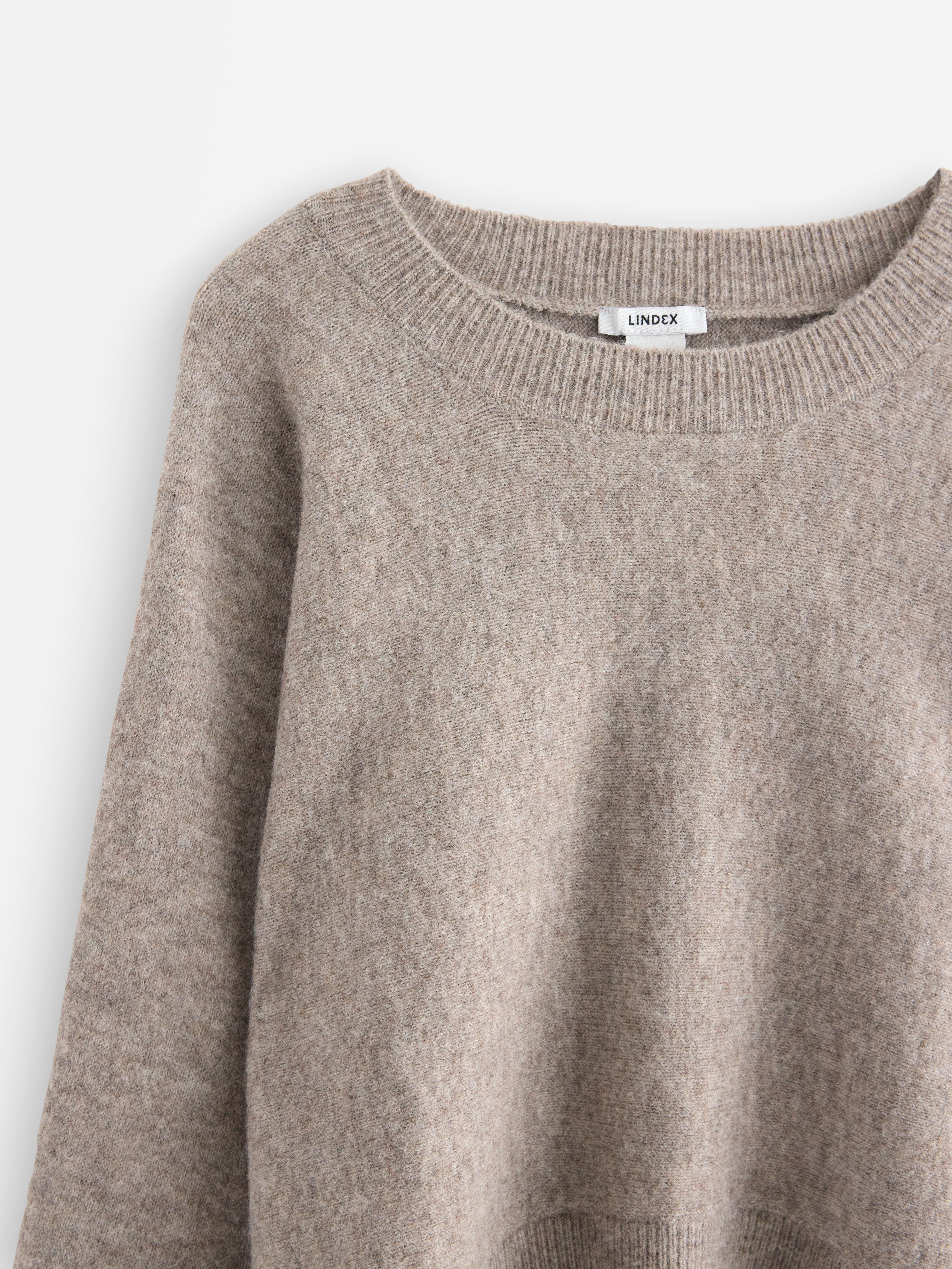 MOM sweater brown melange