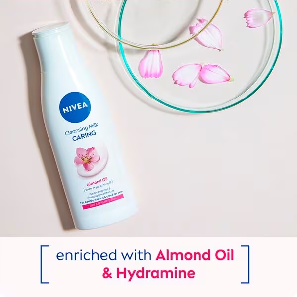 NIVEA pomirjujoče čistilno mleko<br>200 ml - Suha koža
