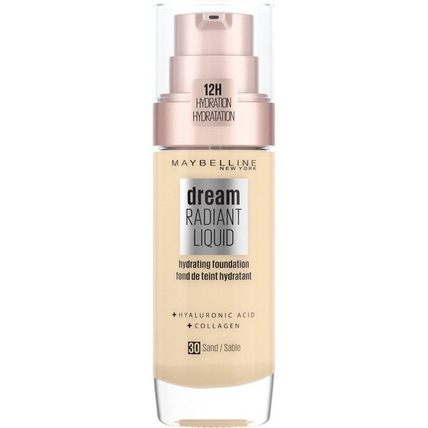 Maybelline New York Dream Radiant tečni puder u nijansi 30 Sandy Beige<br>30ml