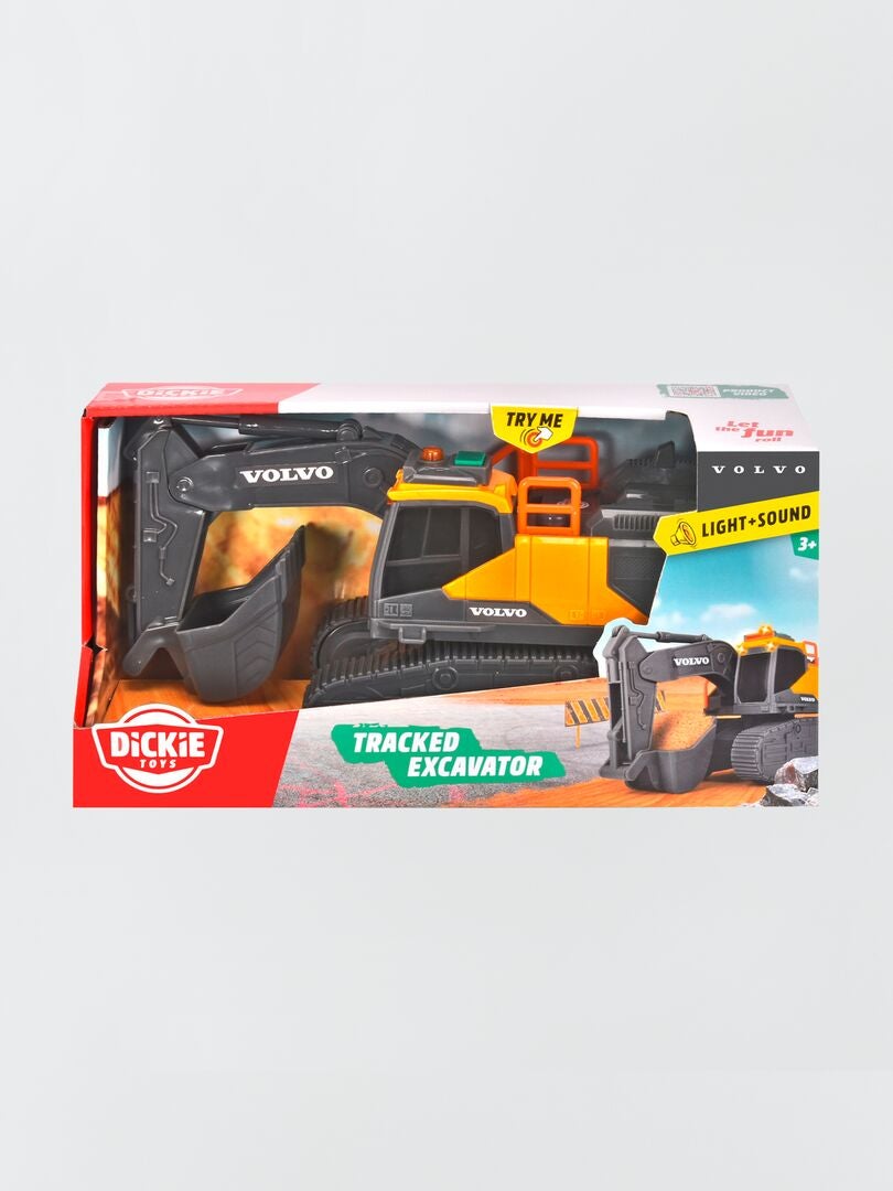 Volvo rupsbandbulldozer - grijs/geel