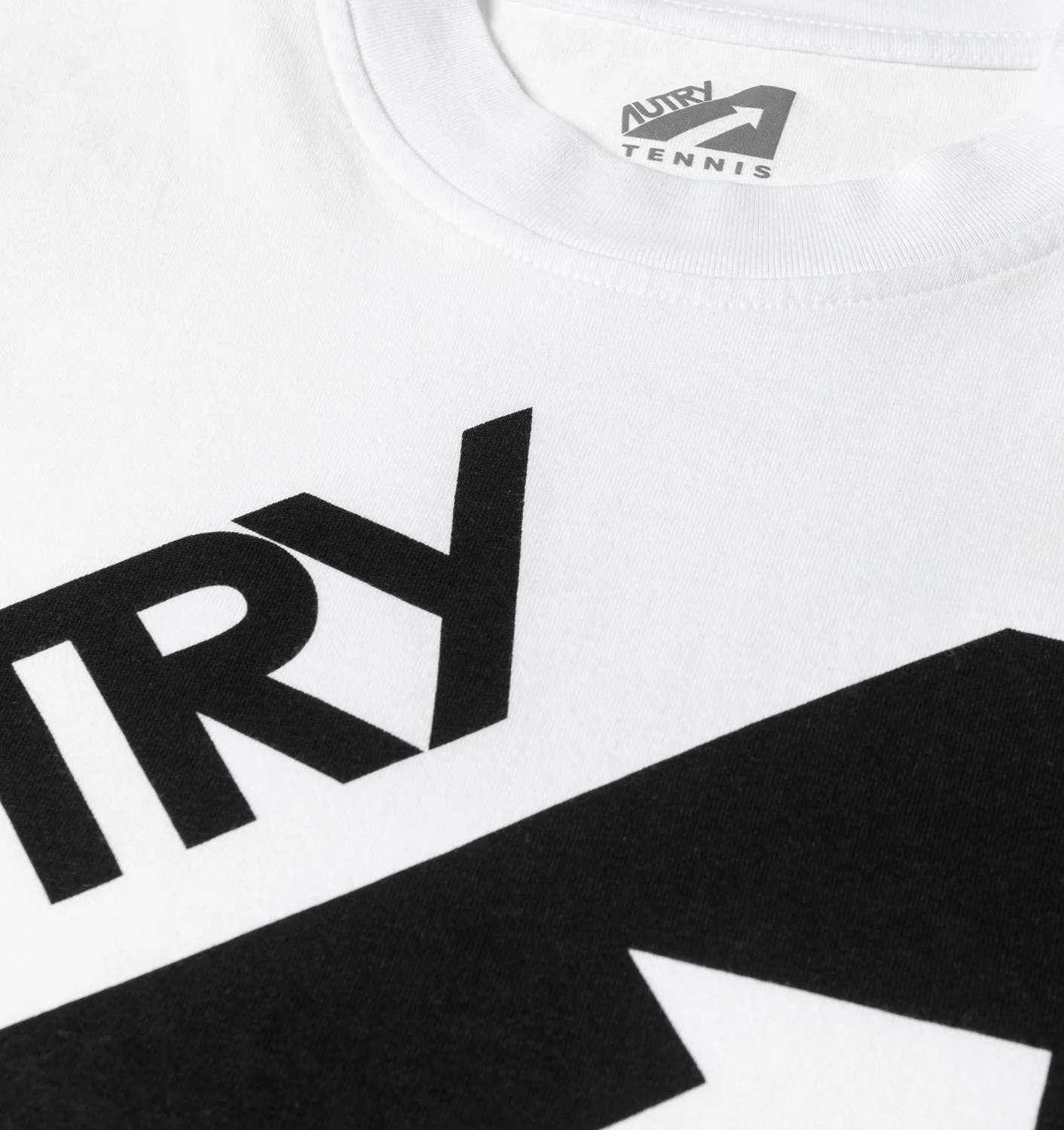 TRICOU DE TENIS DIN JERSEY DE BUMBAC ALB