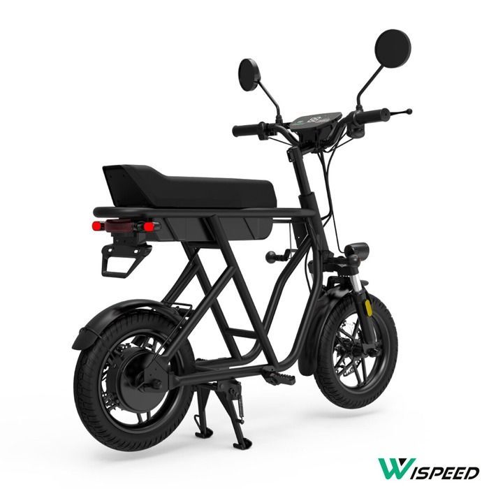 Draisienne électrique Wispeed WIMOB SCOOT NOIR – CYCLOMOBILE HOMOLOGUE ROUTE