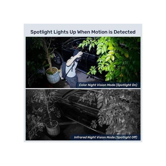 1080P Outdoor Wi-Fi PTZ Surveillance Camera 355°/90° IP66 Alarm Night Vision Motion Detection 24/7 Recording