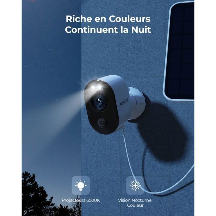 Reolink 4K 8MP 2.4/5GHz WiFi Outdoor Battery-Powered Security Camera with Smart Camera and Color Night Vision