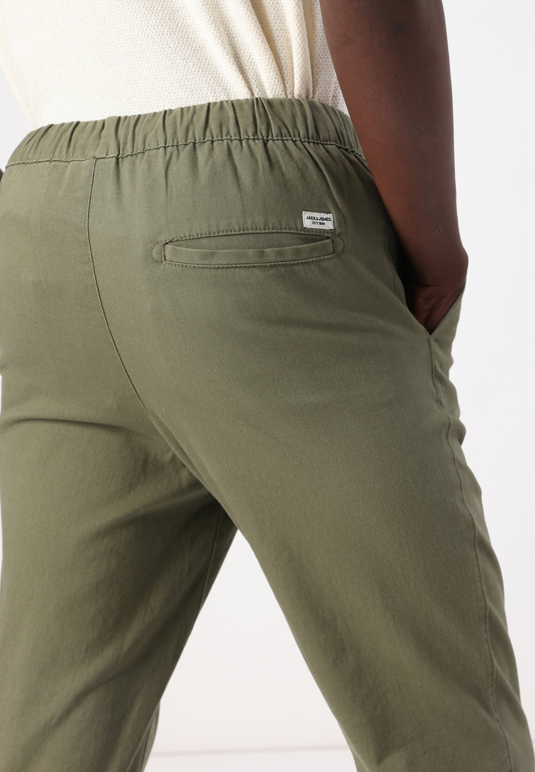 Jack & Jones JPSTGORDON DAVE - Broek - stoffige olijfgroen