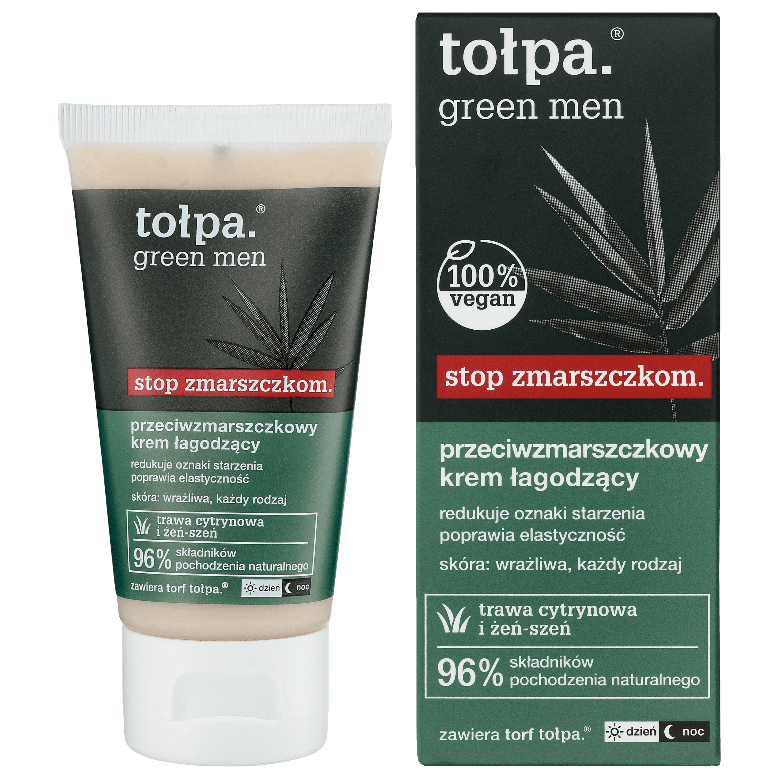 Tołpa Anti-Wrinkle Refreshing Face Cream for Men 50ml Green