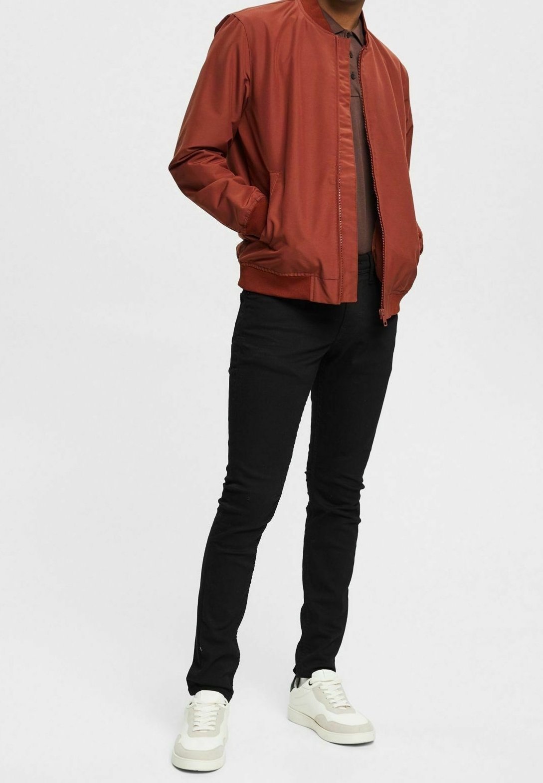 Blouson aviateur Esprit - cuivre