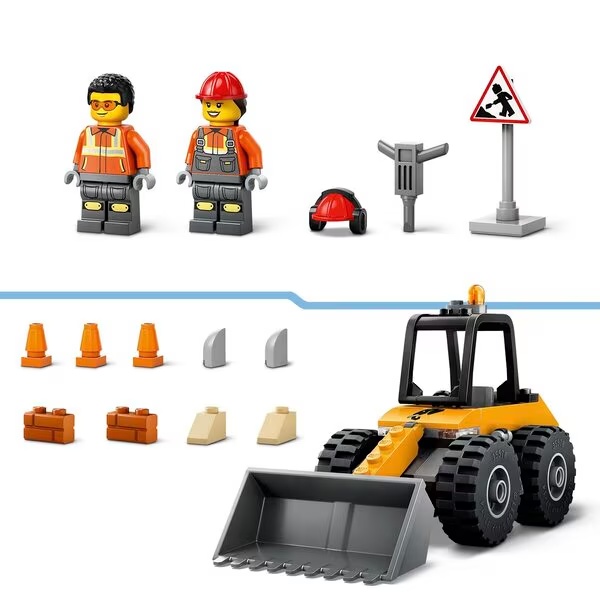 LEGO City 60450 Žuti utovarivač na kotačima<br>