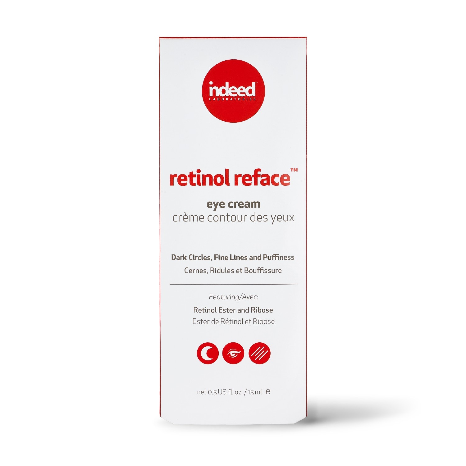 Crème contour des yeux au rétinol Indeed Labs - 15 ml