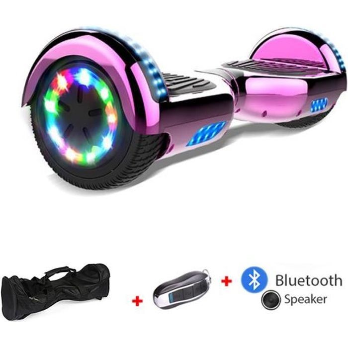 Hoverboard - F6-PlantingPink - Rosa - Bluetooth - Infantil - 2*350W