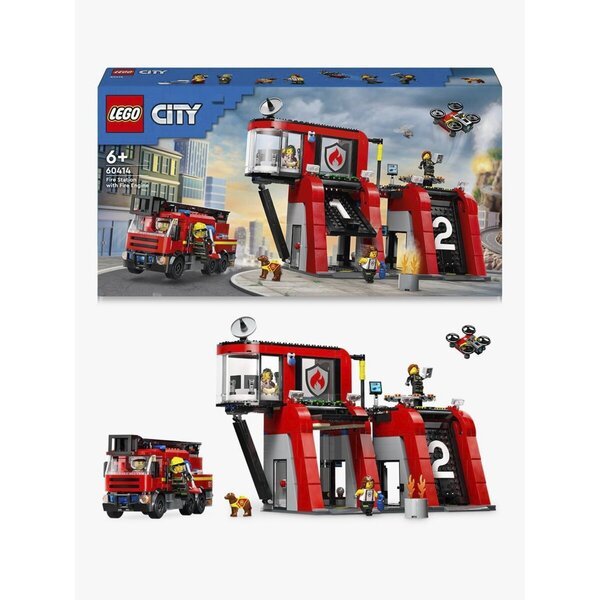 LEGO City 60414 Vatrogasna postaja i vatrogasno vozilo