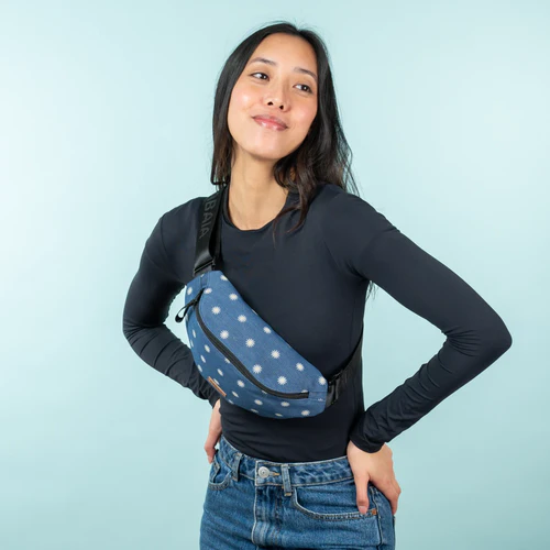 Cabaia Sac banane Small San Giljan bleu jean