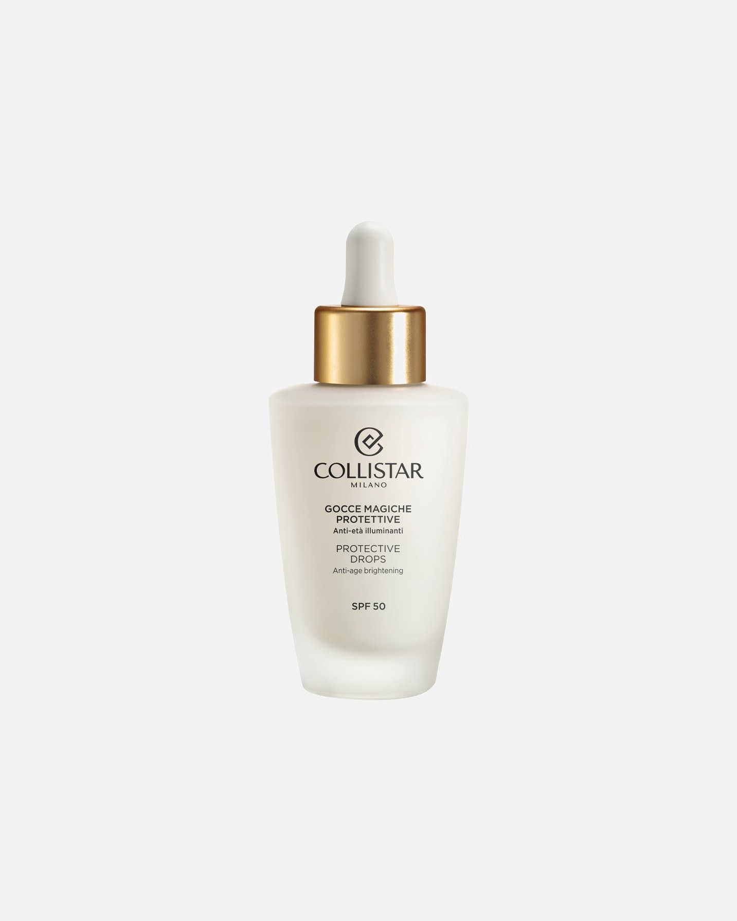 „Collistar“ veido skysčio, apsaugančio nuo saulės, lašai nuo SPF 50, 10 ml