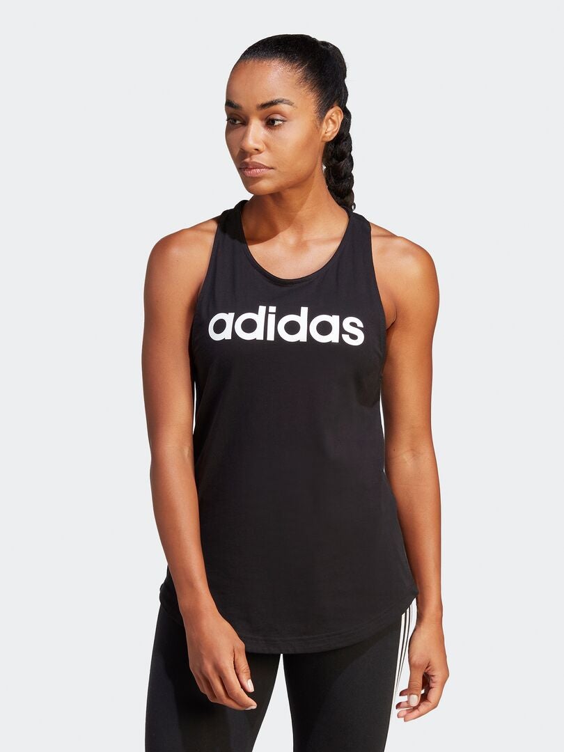 Adidas logo tanktop - zwart