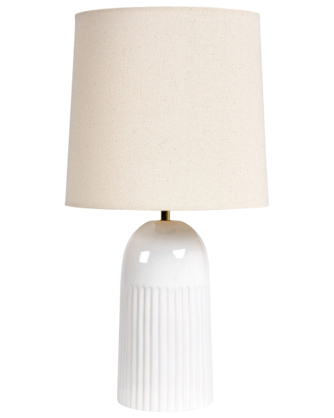 Lampa stołowa SALIENTE Ceramika Złamana biel