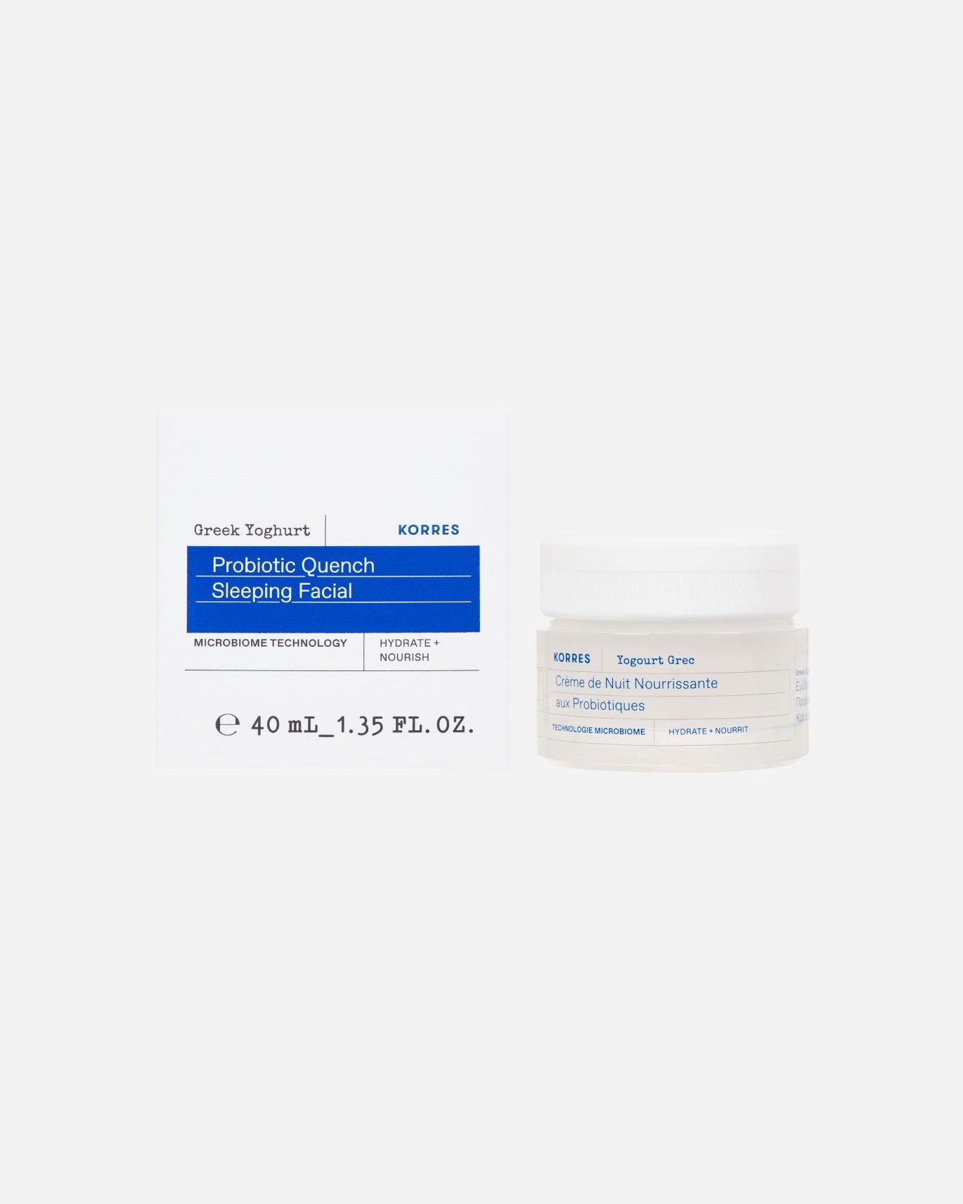 KORRES Crème Nuit Nourrissante Probiotiques & Yaourt Grec