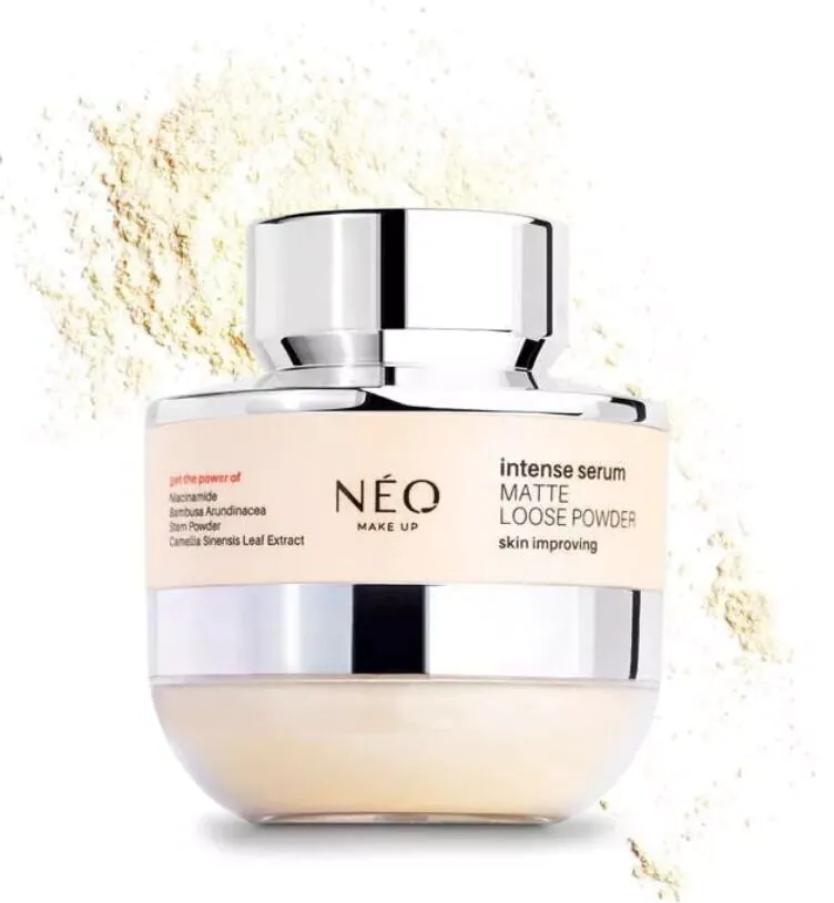 NEO MAKE UP Intense Serum Matte Loose Powder Puder sypki 10g