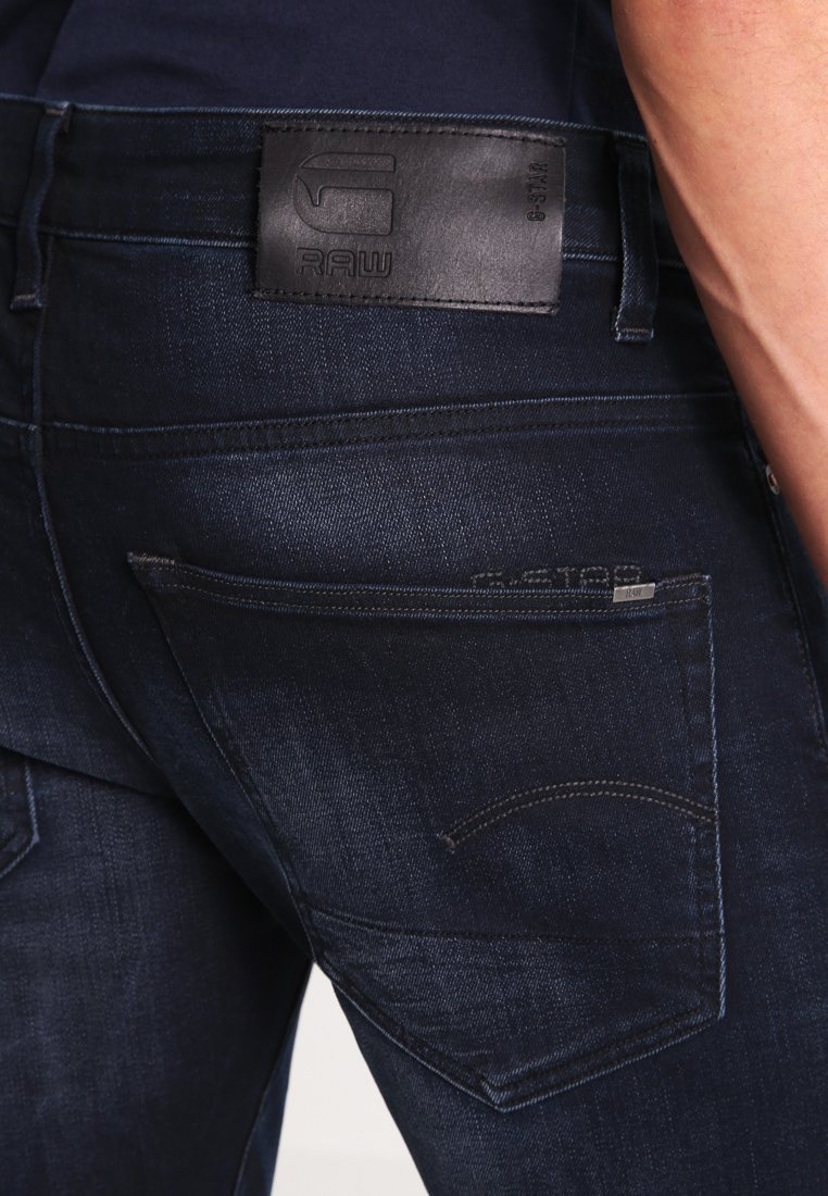 G-STAR 3301 SLIM - Slim fit jeans - Siro zwarte stretchdenim