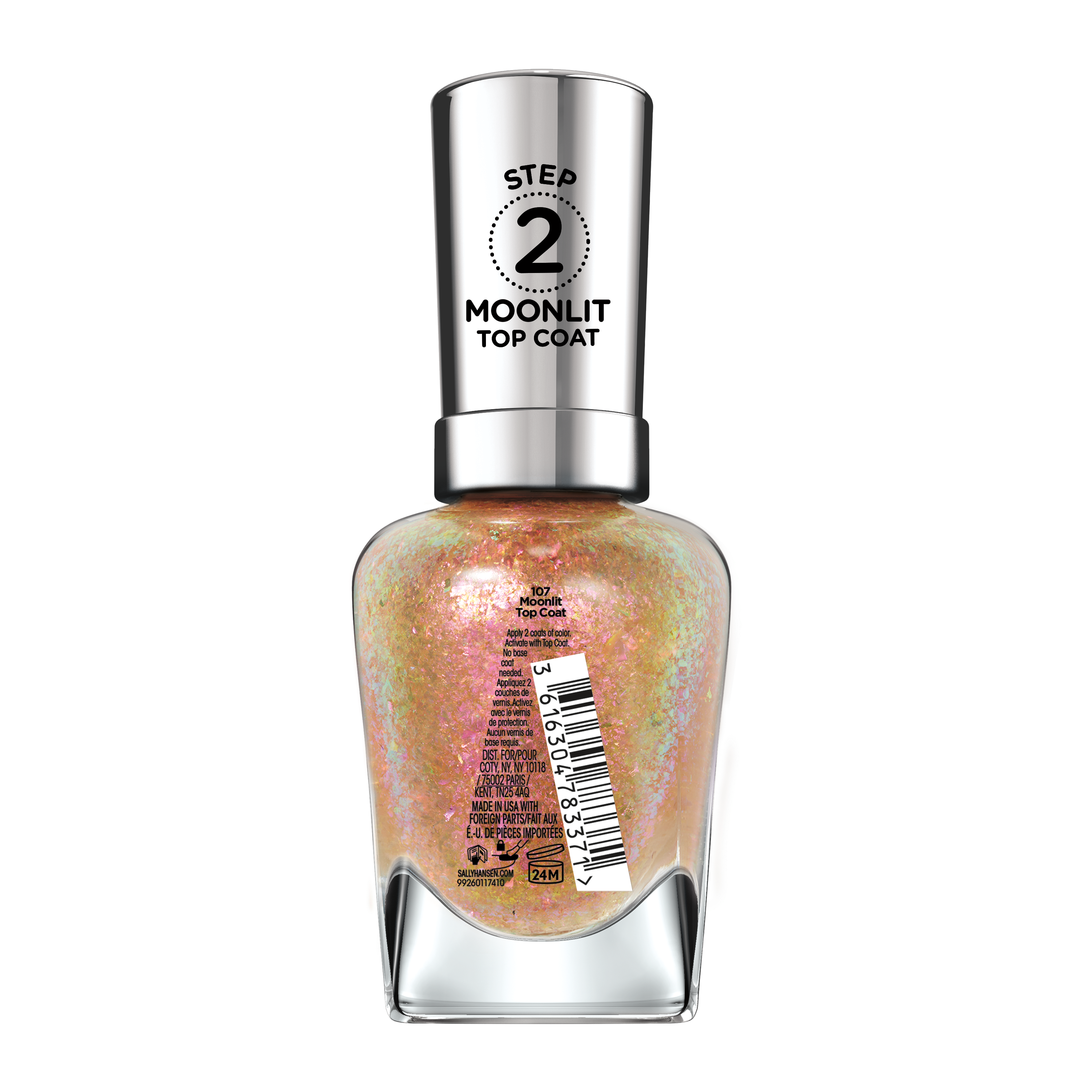 Miracle Gel Esmalte de Uñas Top Coat Moonlit Nadlakovi i podlakovi