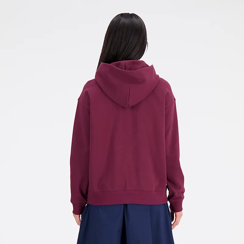 Flísová mikina Femme Sport Essentials Premium – vínová