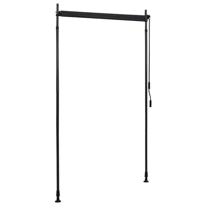 Outdoor roller blind - vidaXL - 120 x 270 cm - Anthracite - Crank - Adjustable