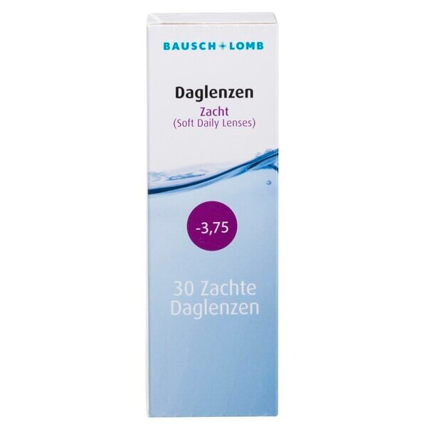 Bausch + Lomb -3.75 mehke dnevne kontaktne leče<br>Medicinski pripomoček - 30 kosov