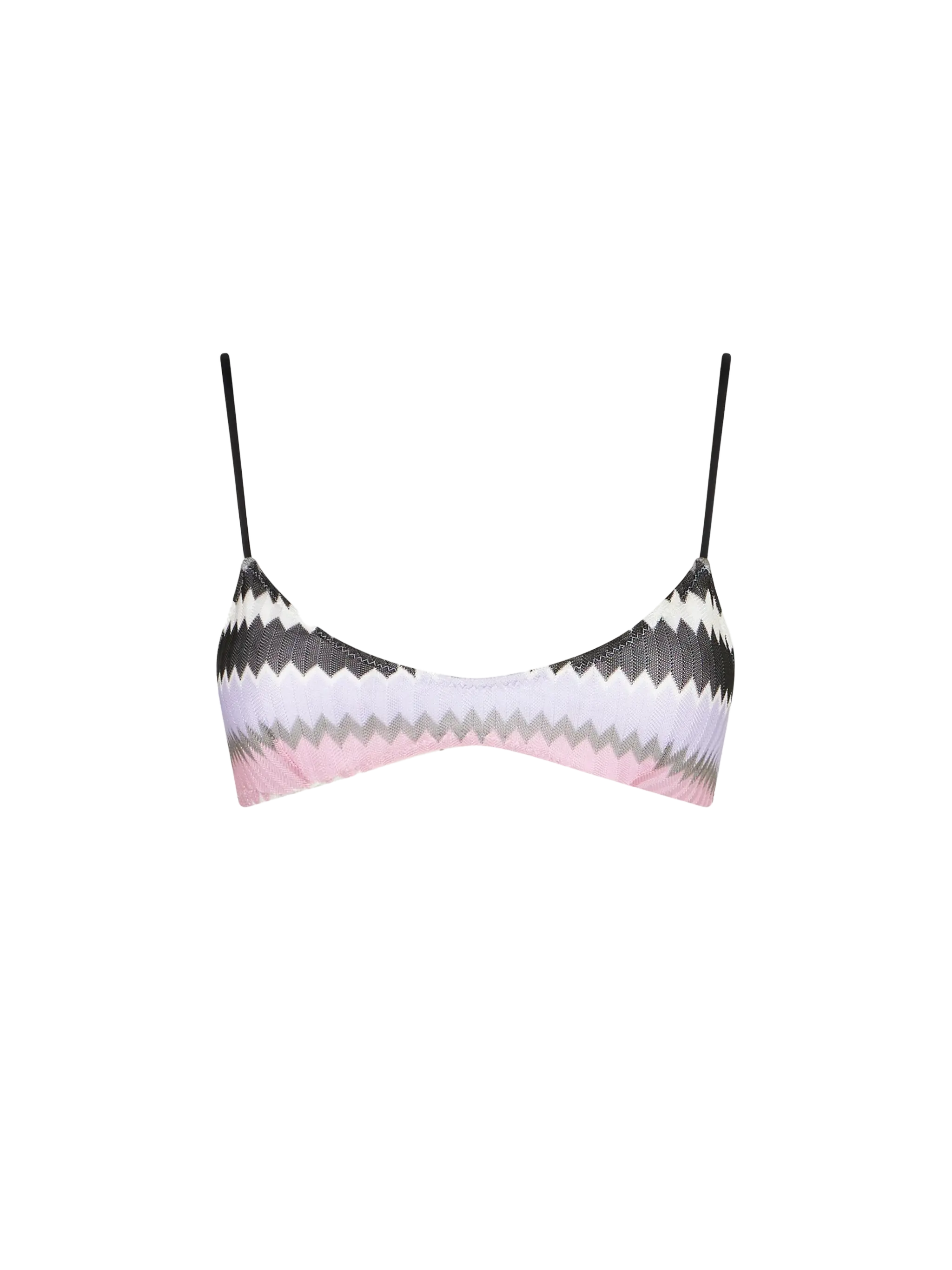 Lila gebreide bralette