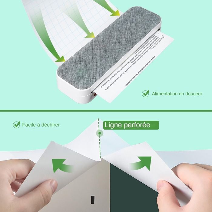 A4 Thermal Paper - 200 Sheets - 210x297mm - Compatible with thermal printers - BPA-free, Folding printing paper