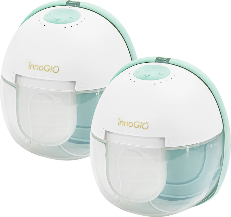 Bomba tira-leite dupla premium para aquecimento innoGIO GIOmum Line GIO-361