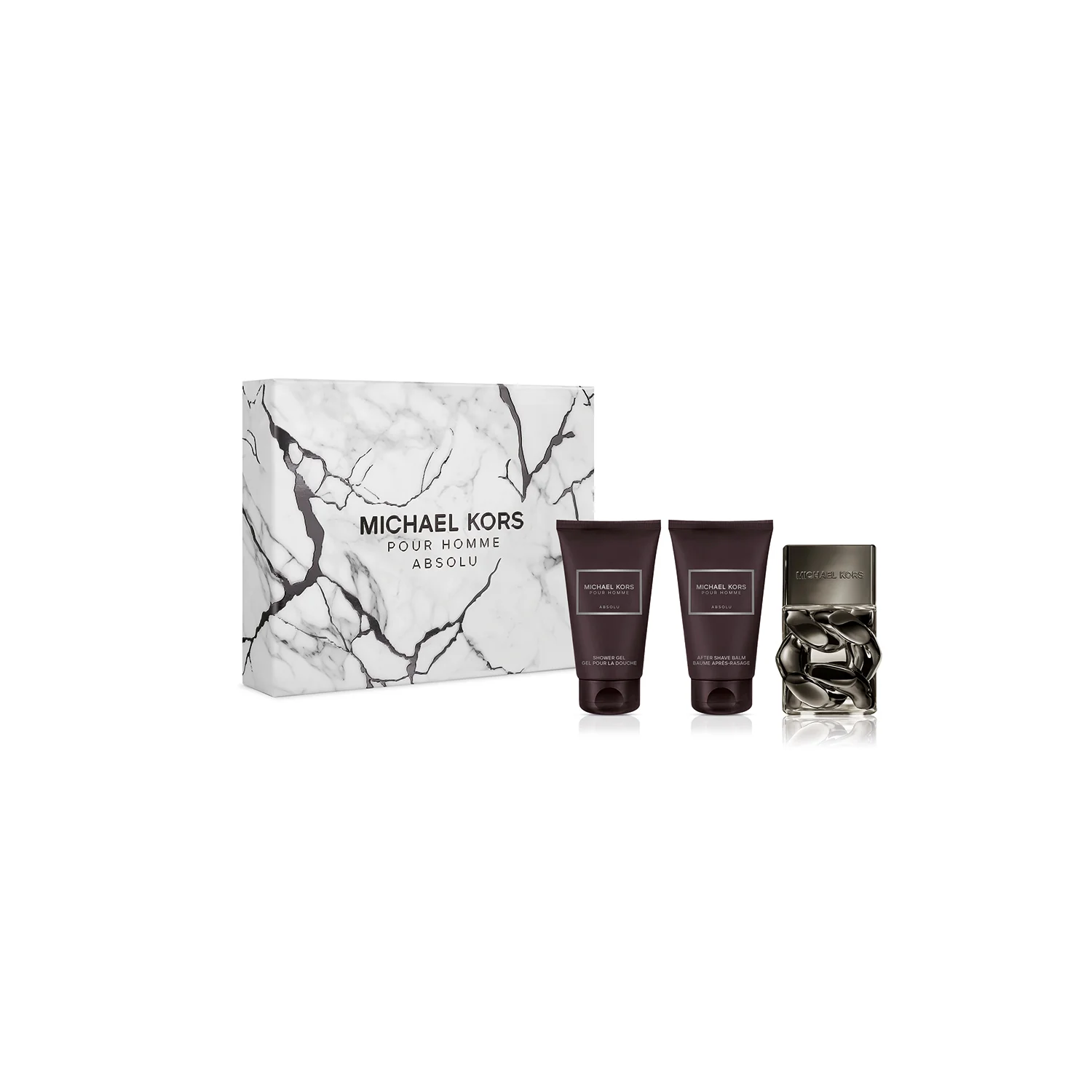 Pour Homme COFANETTO REGALO Michael Kors Pour Homme Absolu, Shower Gel e After Shave Balm - Cofanetto Profumo Uomo, Eau de Parfum