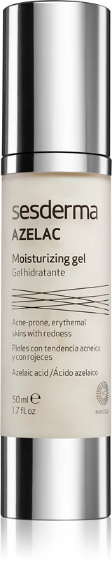 Gel hidratante Sesderma Azelac para capilares dilatados e rompidos.