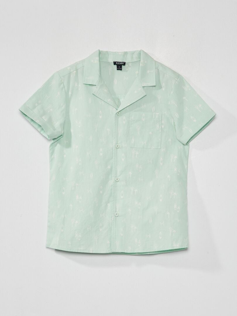 Camisa de manga corta - BLANCA