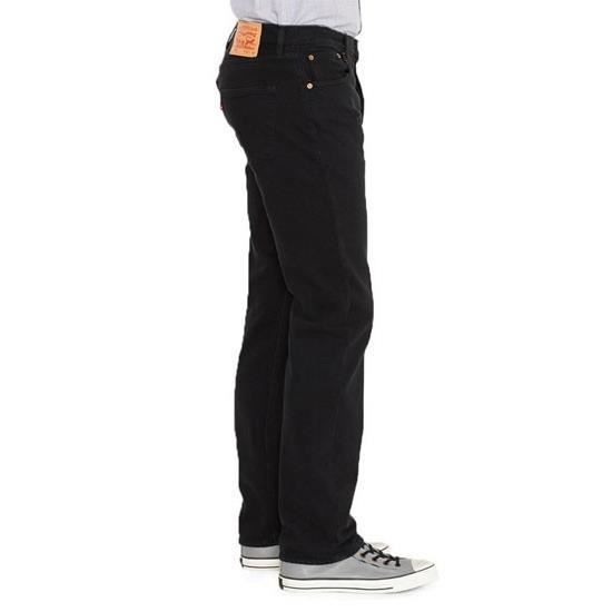 Levis 501 jeans coupe droite noir normal homme