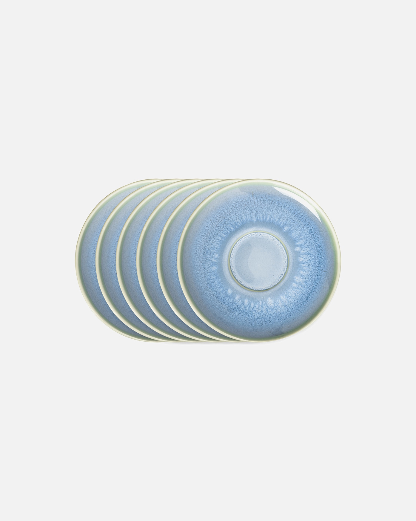 Set cești și farfurii Villeroy & Boch, 6 piese, decor: Crafted Blueberry (1 piesă)