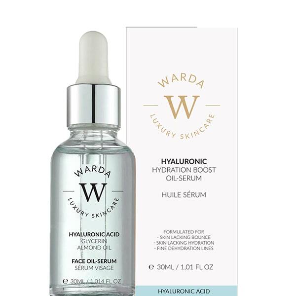 Siero oleoso idratante potenziato all'acido ialuronico Warda 30 ml