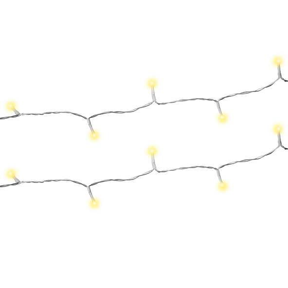Sortiment de lumini LED, ghirlande luminoase, alb cald, set de 2