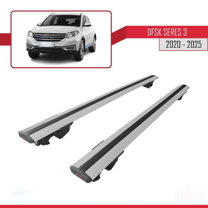 Roof Bars - DFSK - Seres 3 - Aluminium - 2 Bars - Grey