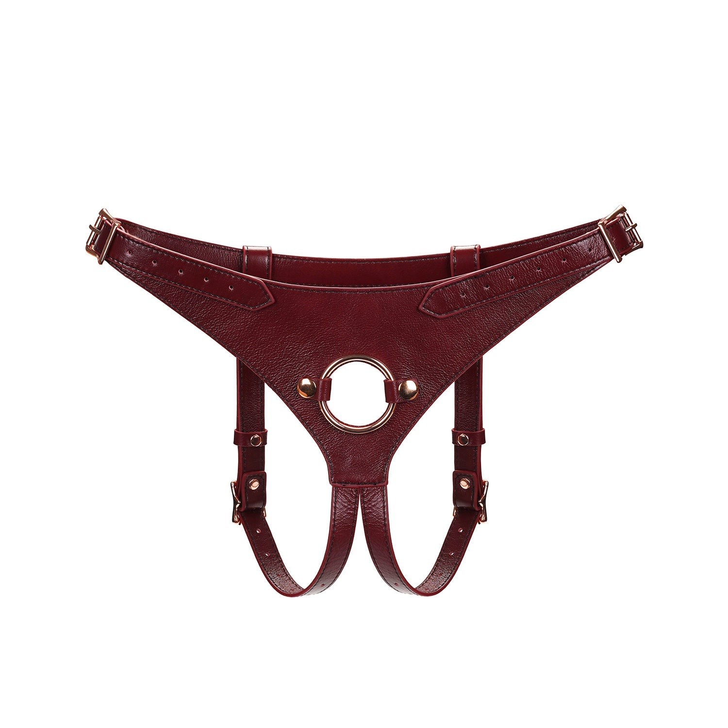 Strap-on postroj Dear Soul vínovočervený