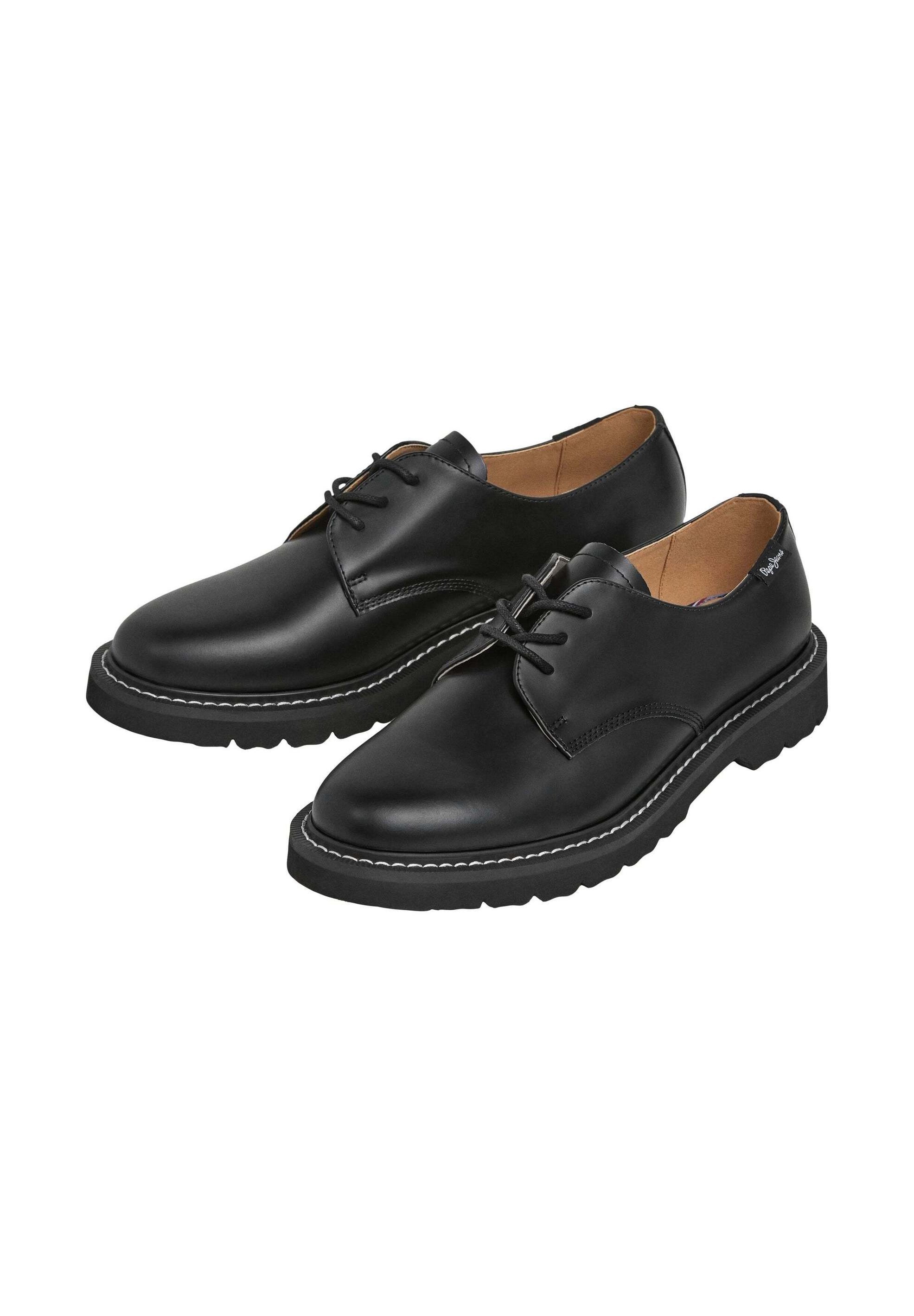 Pepe Jeans TOM BRIT M - Veterschoenen - zwart
