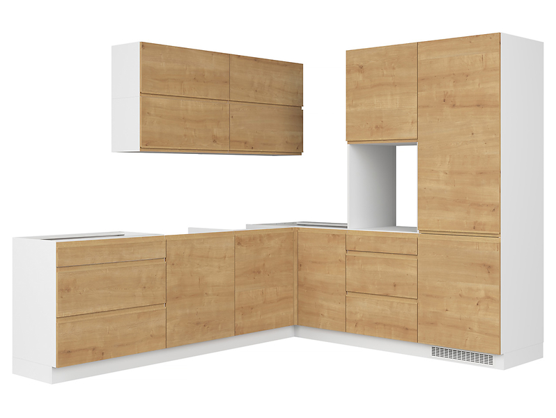 komplet kuchenny narożny Komplet kuchenny narożny Sole 260x225 cm dąb arlington