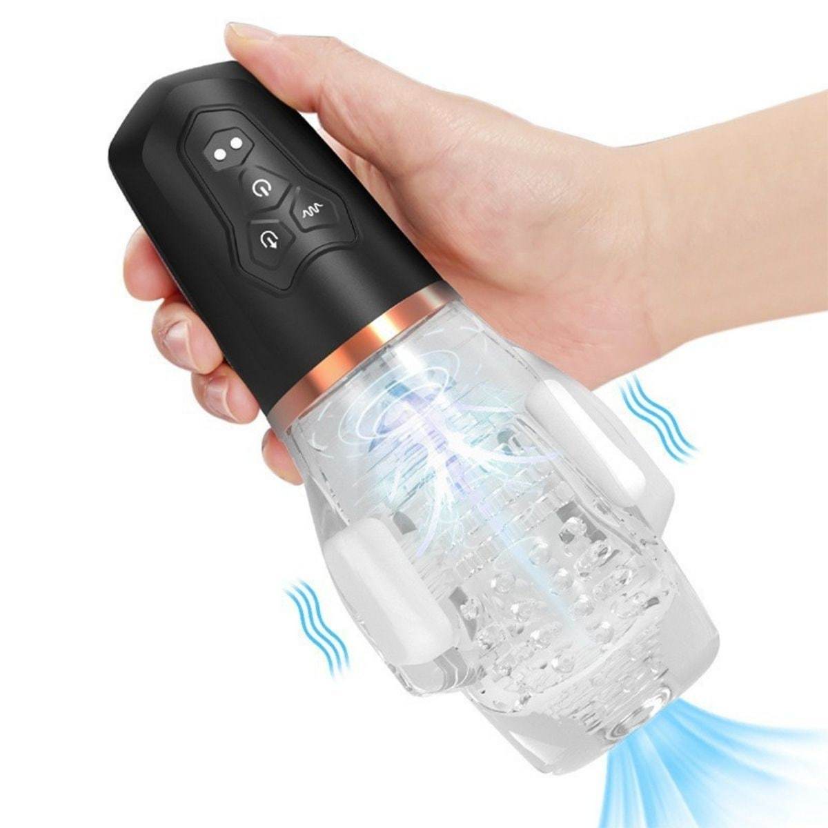 Intima erotski dodatak Rocket Thrust masturbator - crni