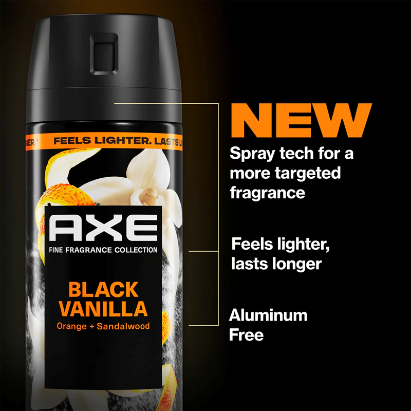 Desodorante spray Axe Premium Black Vanilla