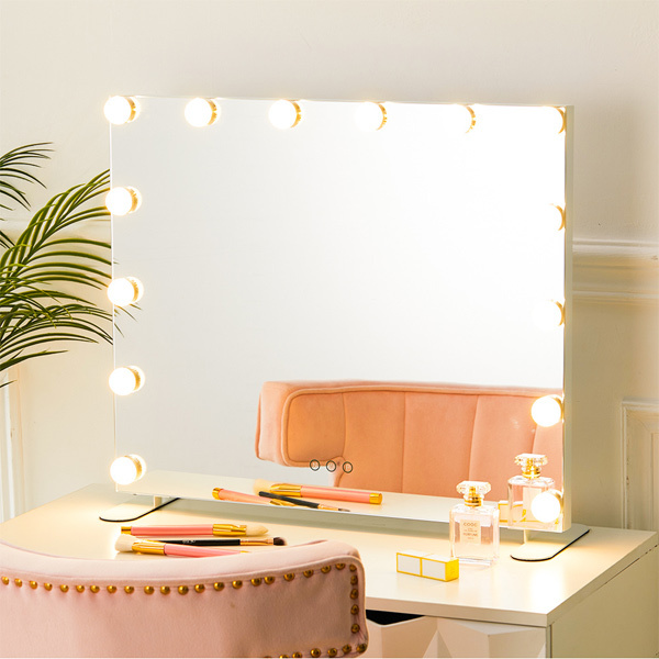 Livingandhome LED osvětlené toaletní zrcadlo s osvětlením