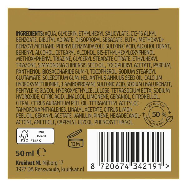 Kruidvat Pro Age Calcium 60+ SPF30 dnevna krema<br>50ml - Zrela koža